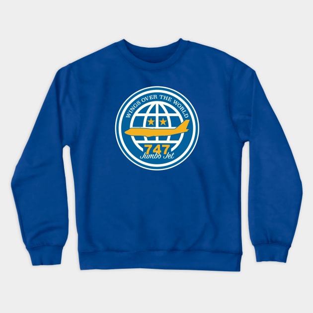 747 Jumbo Jet Crewneck Sweatshirt by TCP